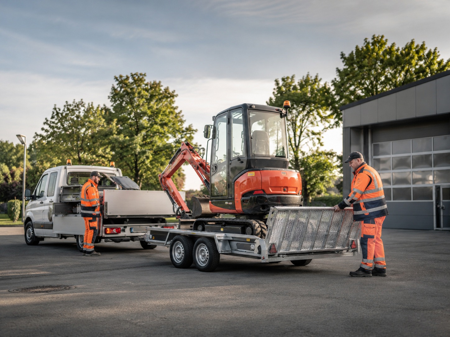 Kommunaltransporter für kommunale Geräte und Fahrzeuge