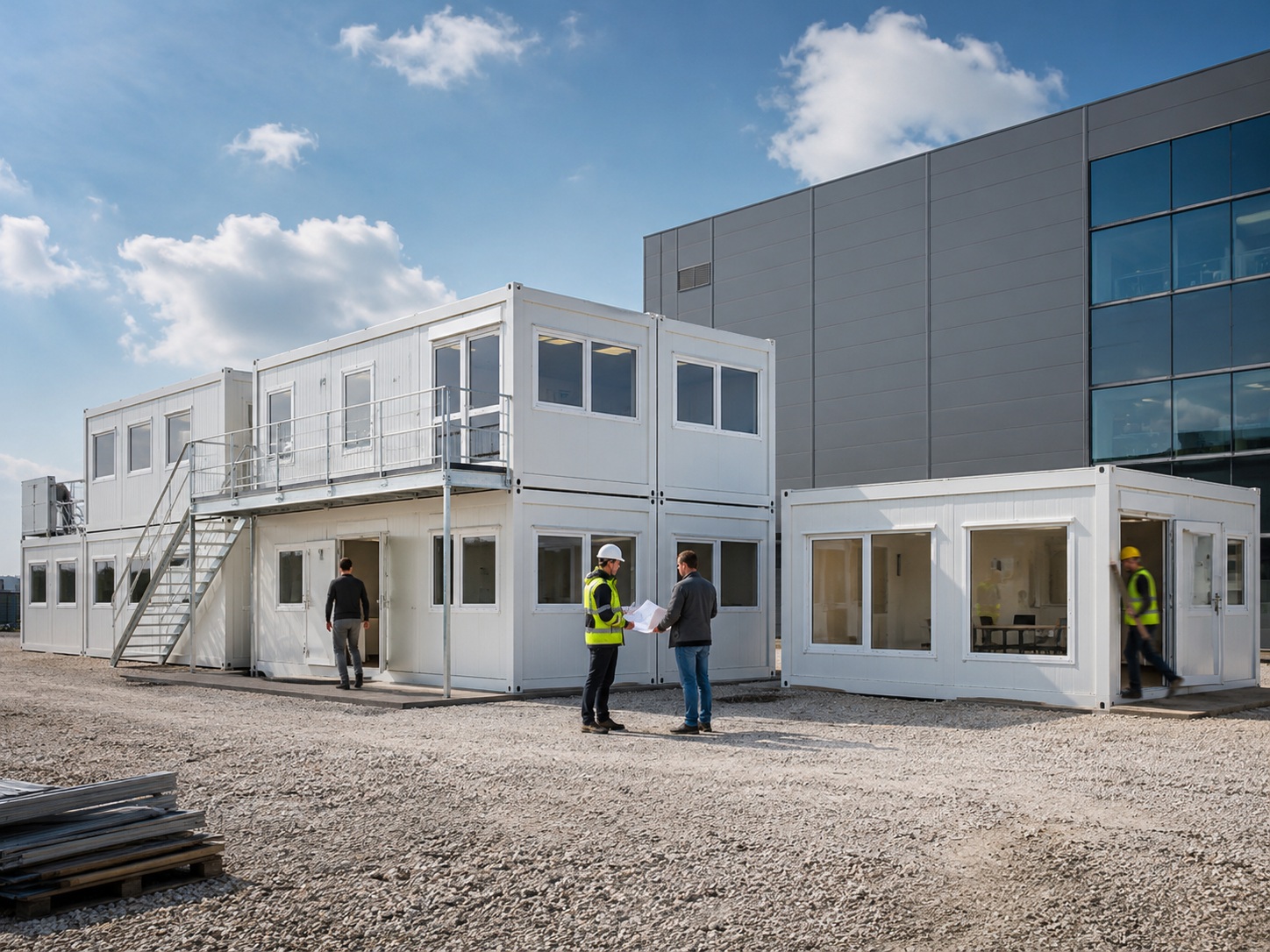 Containerburg als individuelle modulare Raumlösung