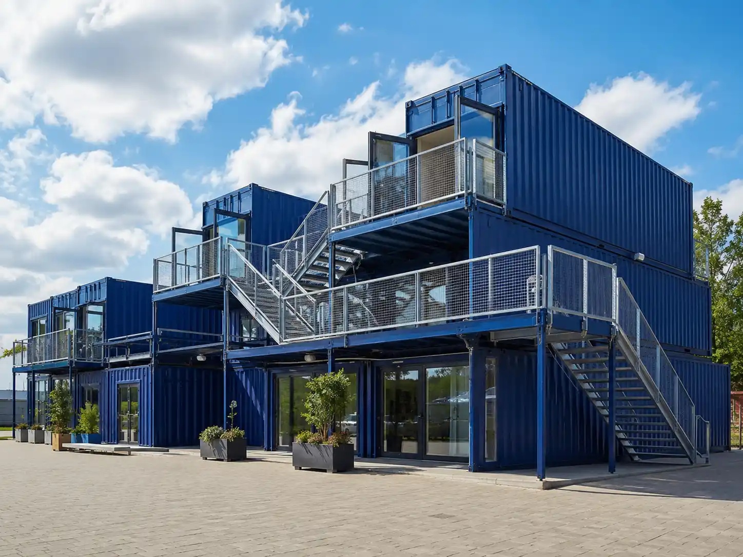 Containerburg als modulare Raumlösung