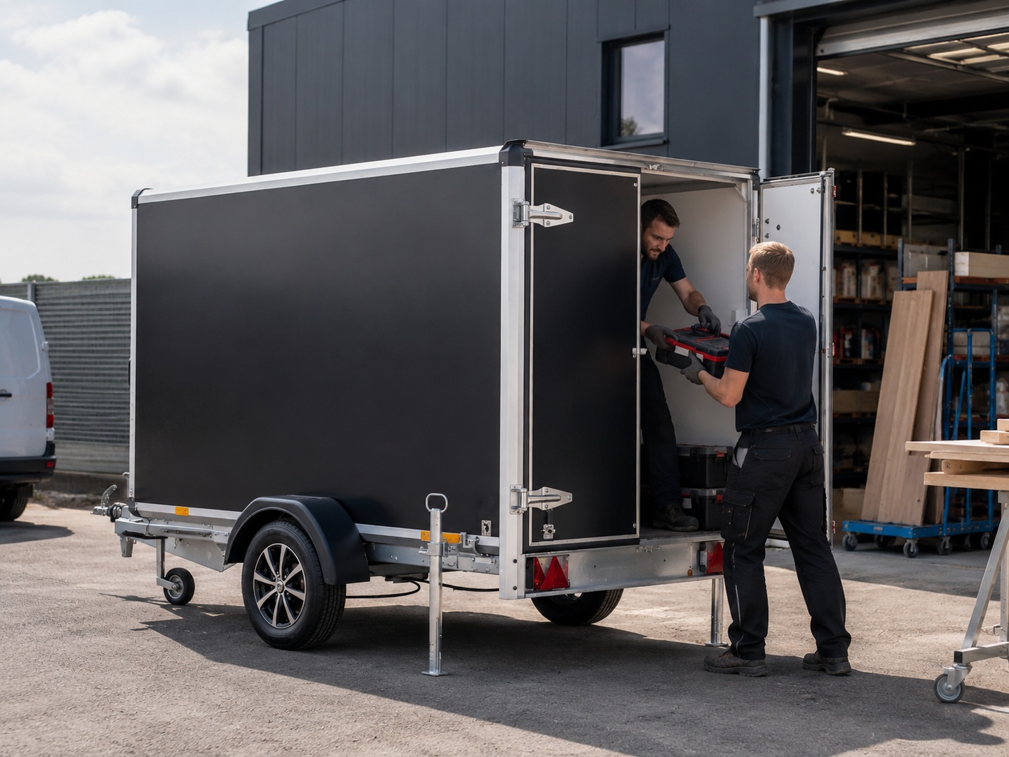 Variant Kofferanhänger für geschützte Transporte