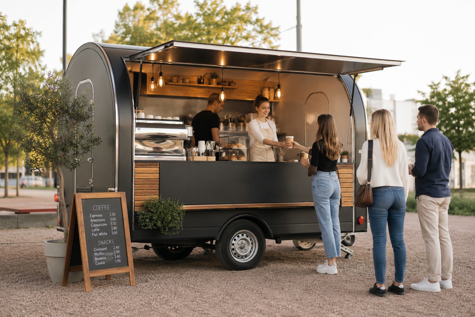 Verkaufstrailer für Food, Catering und Imbissverkauf