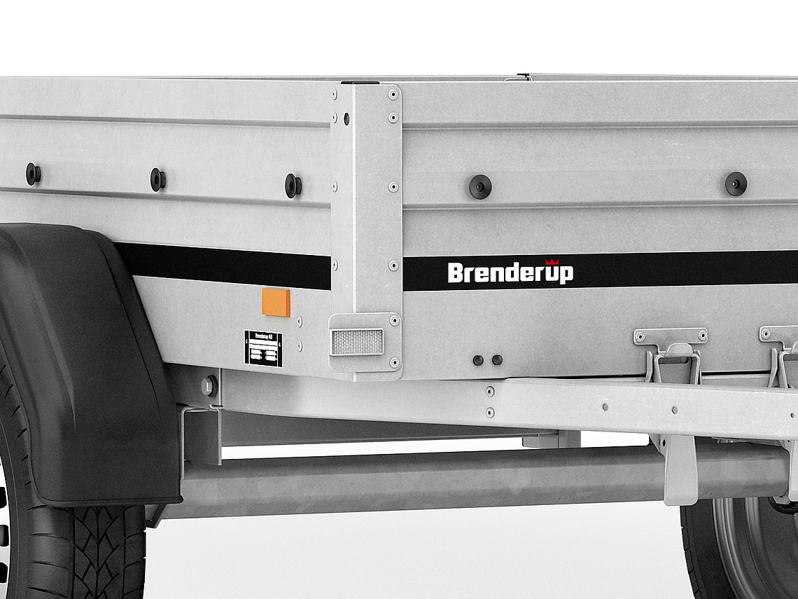 Brenderup 1150 SUB 500 kg ankippbar