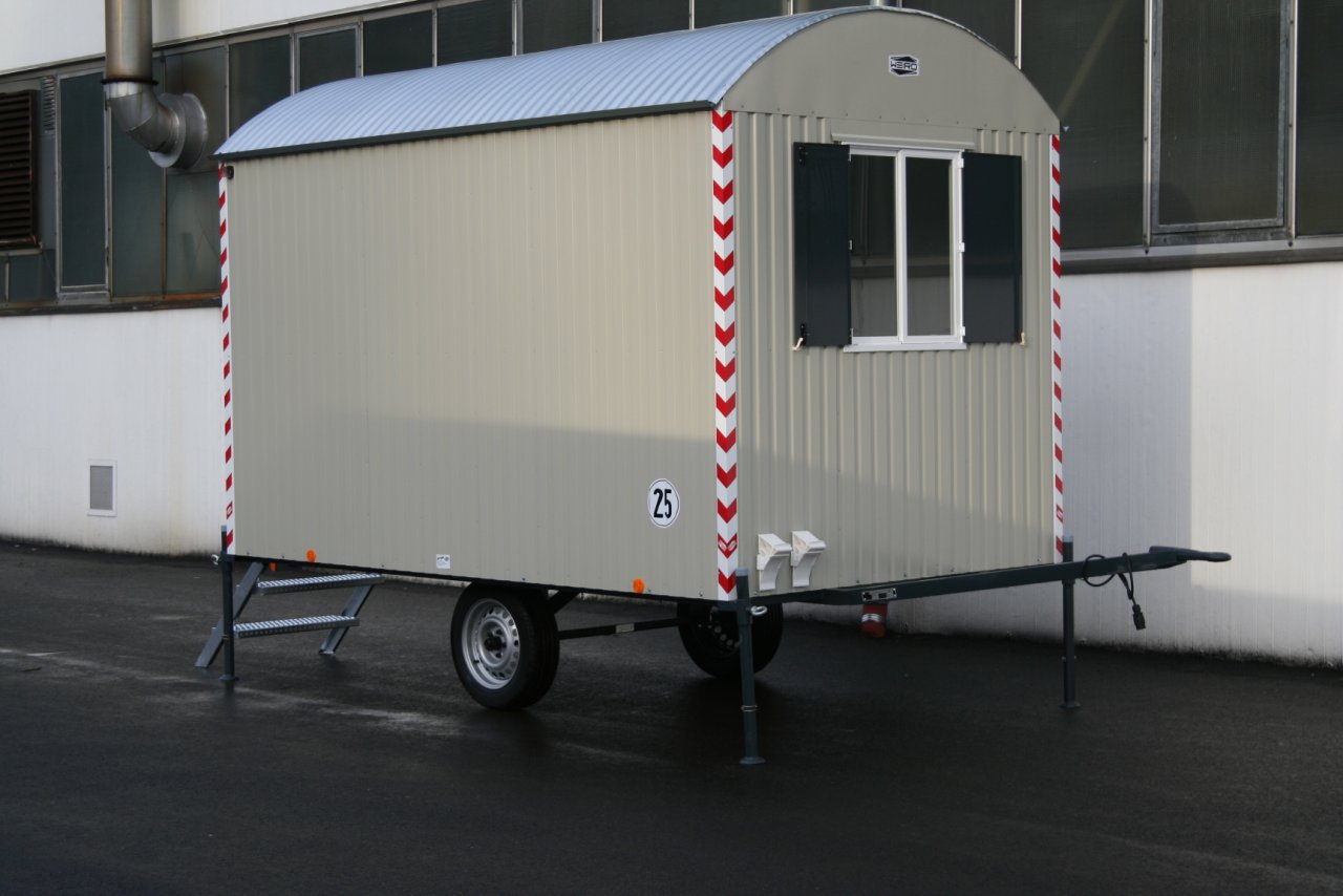 WEIRO Bauwagen SOLID Typ BME-D 12 SOLO ohne Einrichtung