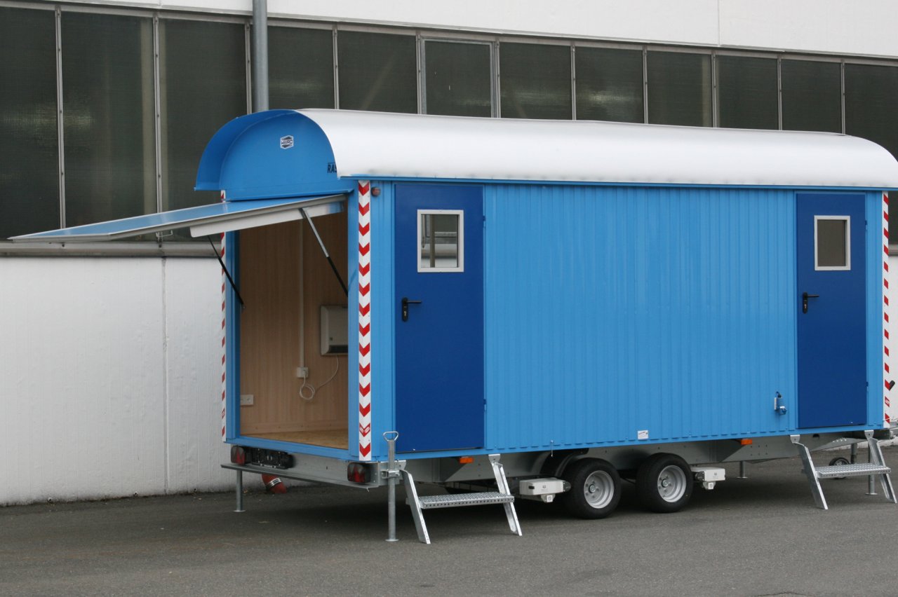 WEIRO Bauwagen RASANT Typ BME-F 22 ST SOLO ohne Einrichtung