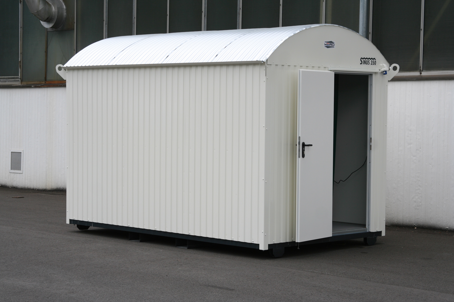 WEIRO Aufenthaltscontainer Baustellenwagen-Aufbau SINUS