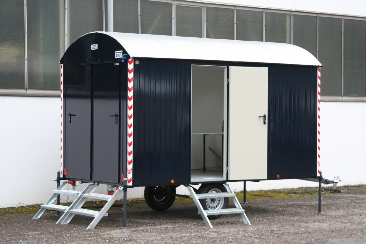 WEIRO Bauwagen SOLID Typ BME-B 12 SOLO ohne Einrichtung