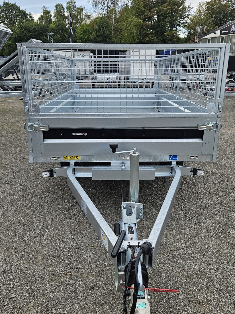 Brenderup BT 4310 STB 2700 kg Heckkipper mit E-Pumpe & Batterie & Stahlboden & Laubgitter