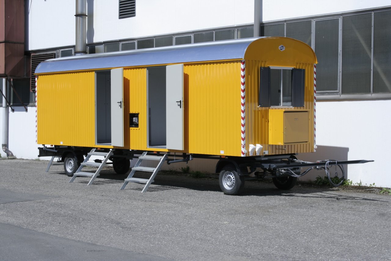 WEIRO Bauwagen RASANT Typ BM-D 23 S SOLO ohne Einrichtung