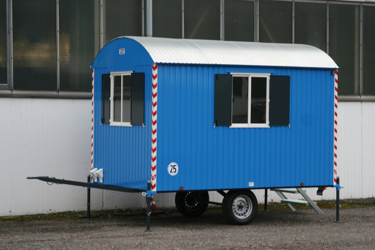 WEIRO Bauwagen SOLID Typ BME-E 12 SOLO ohne Einrichtung