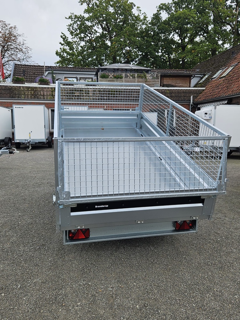 Brenderup BT 4310 STB 2700 kg Heckkipper mit E-Pumpe & Batterie & Stahlboden & Laubgitter