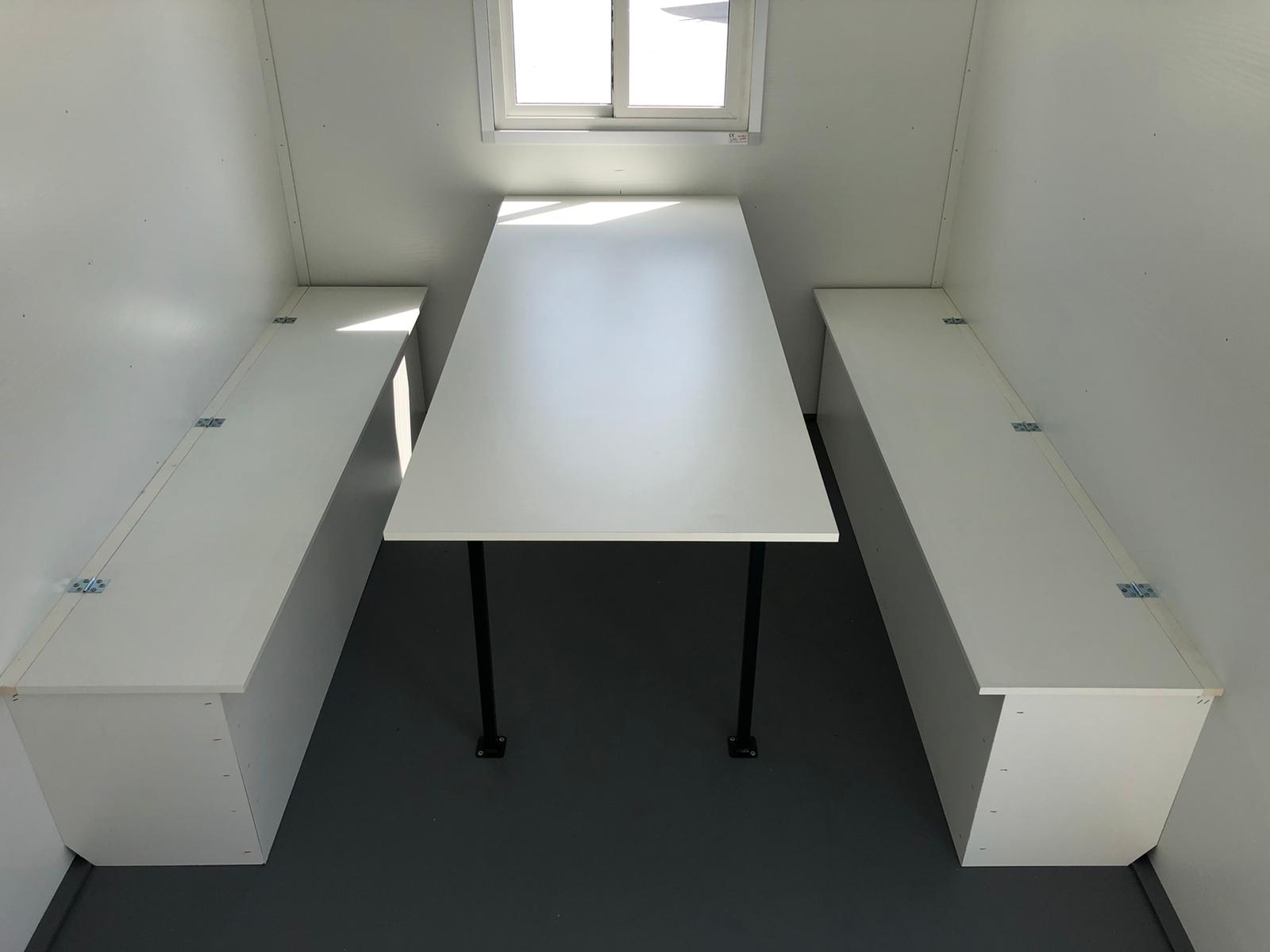 WEIRO Aufenthaltscontainer Baustellenwagen-Aufbau SINUS
