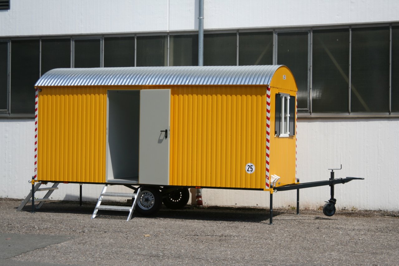 WEIRO Bauwagen SOLID Typ BME-C 12 SOLO ohne Einrichtung