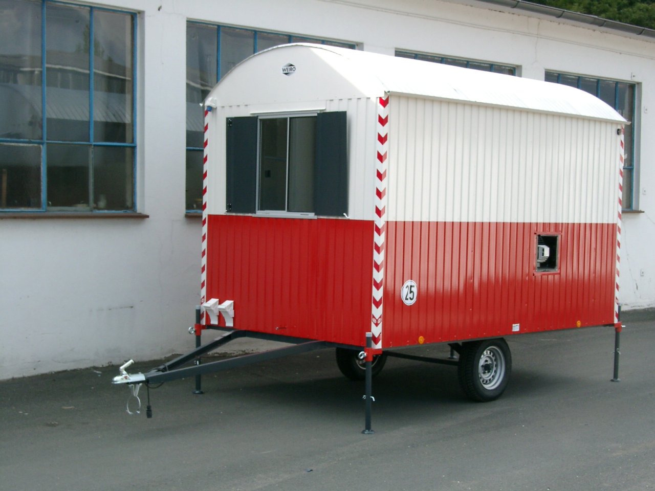 WEIRO Bauwagen SOLID Typ BME-C 12 SOLO ohne Einrichtung