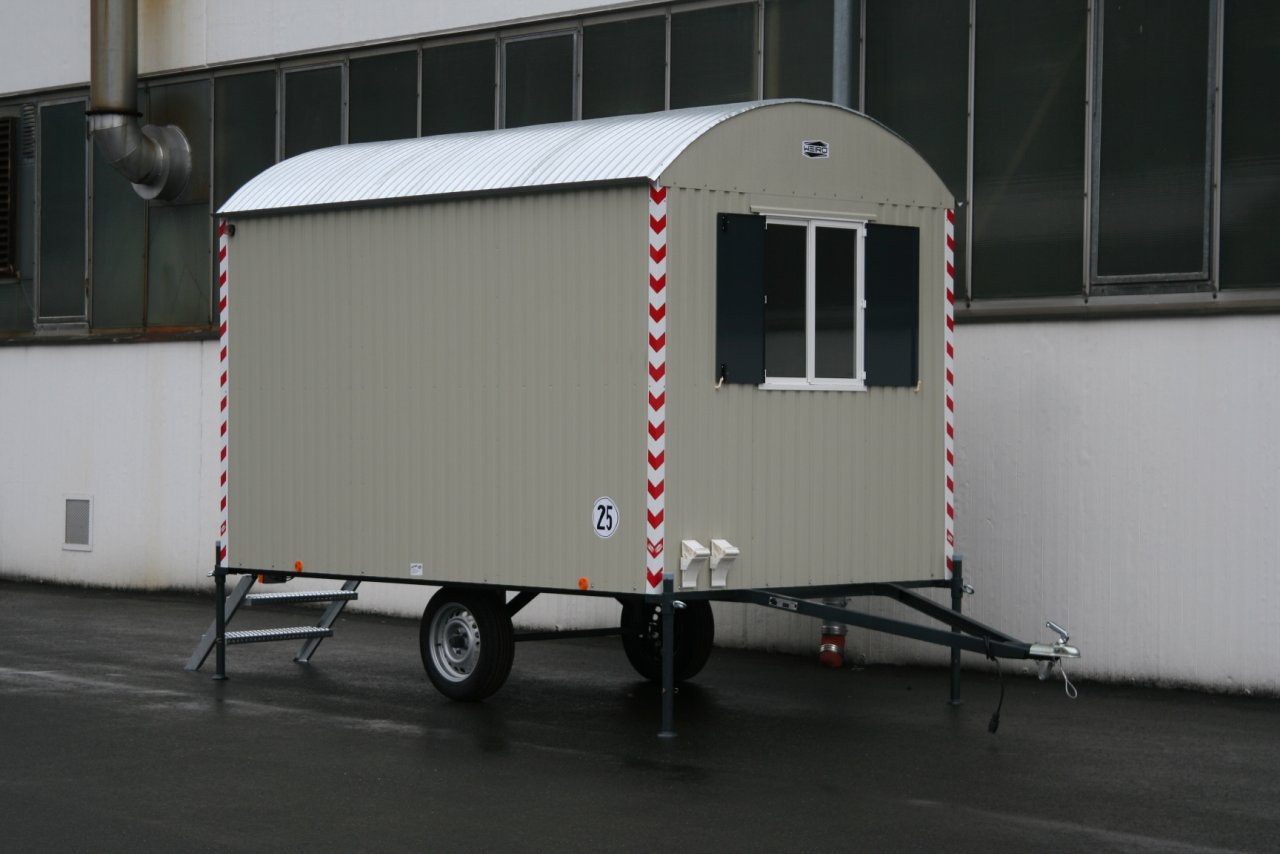 WEIRO Bauwagen SOLID Typ BME-E 12 SOLO ohne Einrichtung