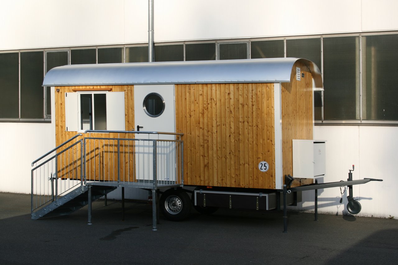 WEIRO Bauwagen SOLID Typ BME-E 12 SOLO ohne Einrichtung